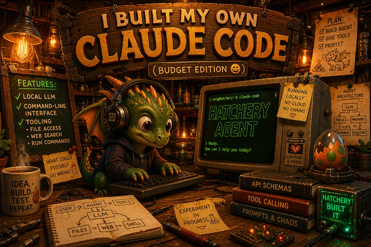 I made my own CLAUDE CODE... budget edition